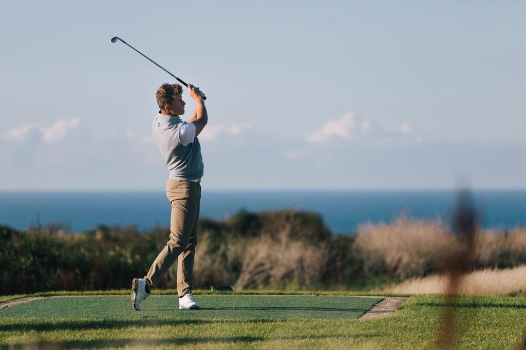 Gwel an Mor Cornwall Holiday Resort Famous Nine Golf Player 59